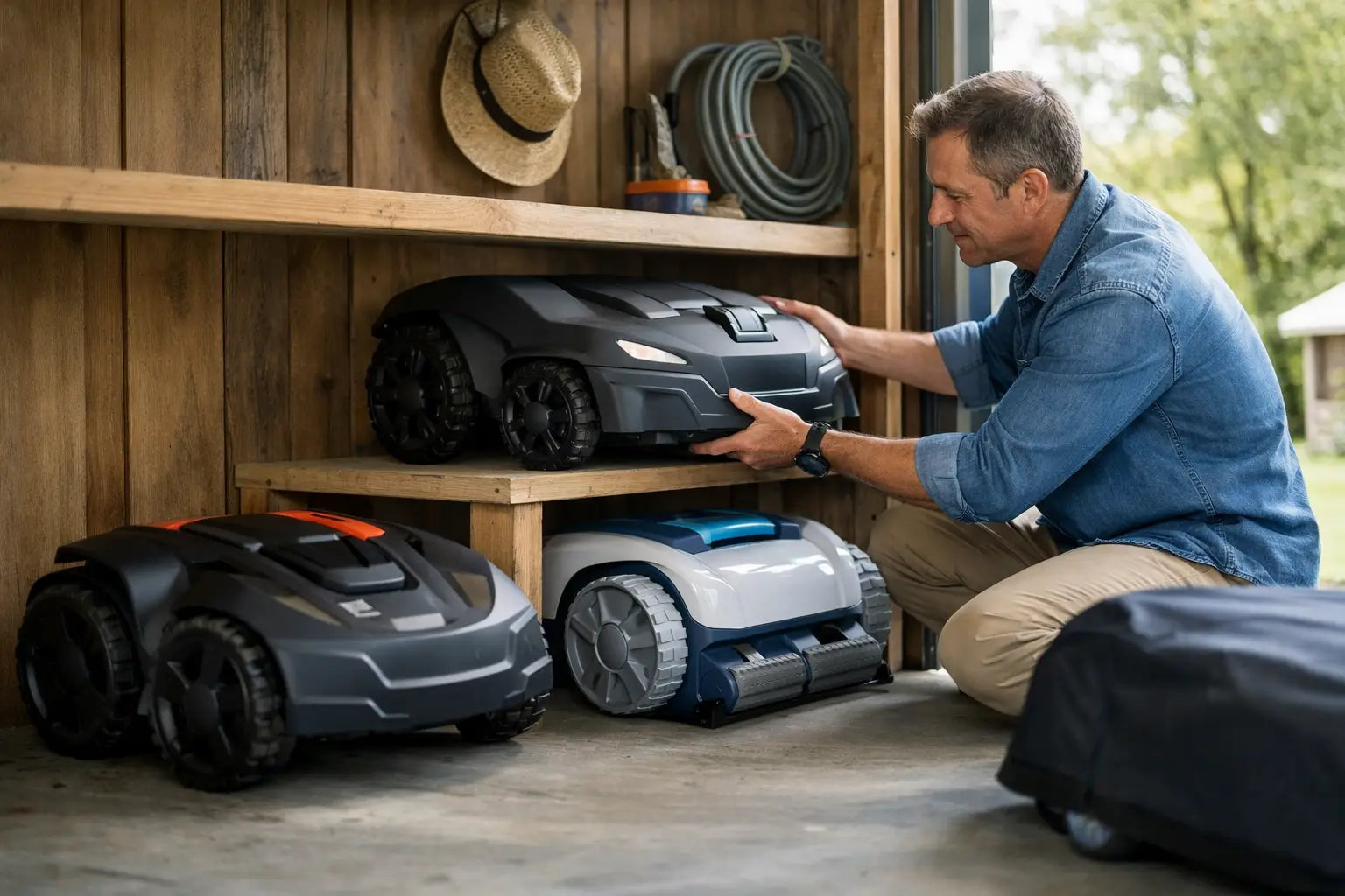 How to Store Robotic Lawn Mower Right