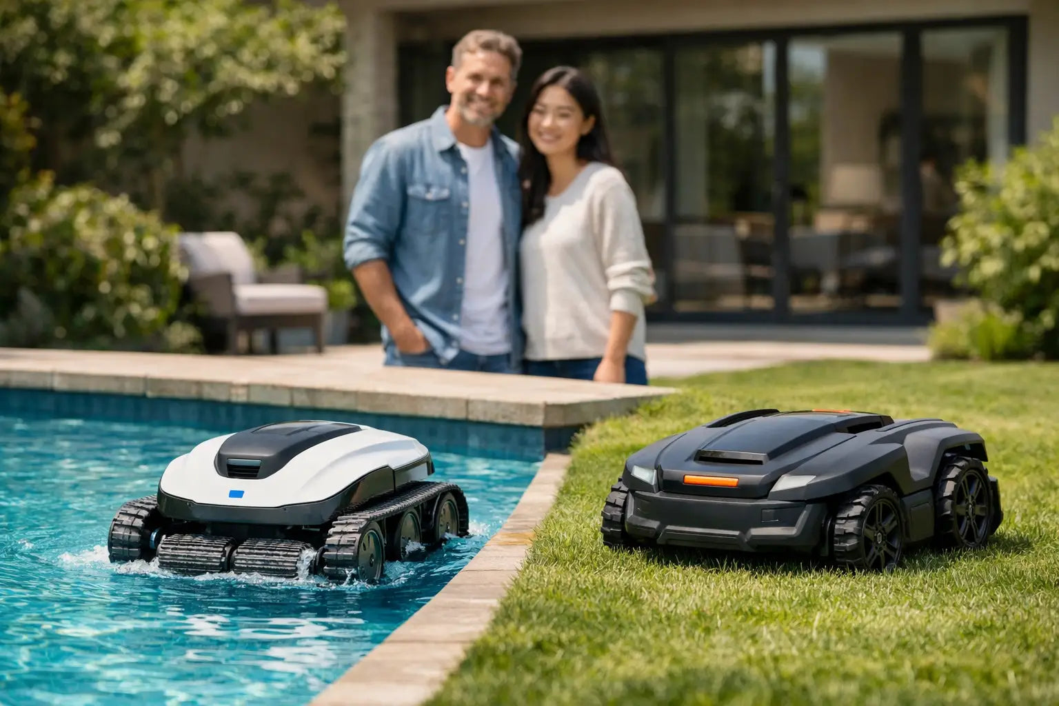 Pool Cleaner and Lawn Robot for Smarter Care