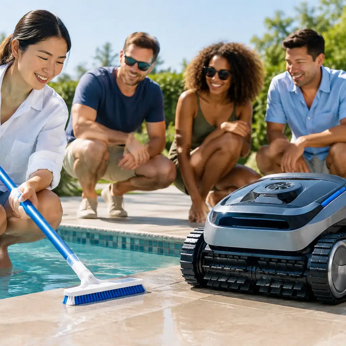 Pool Brushes and Robots That Cut Cleanup Time