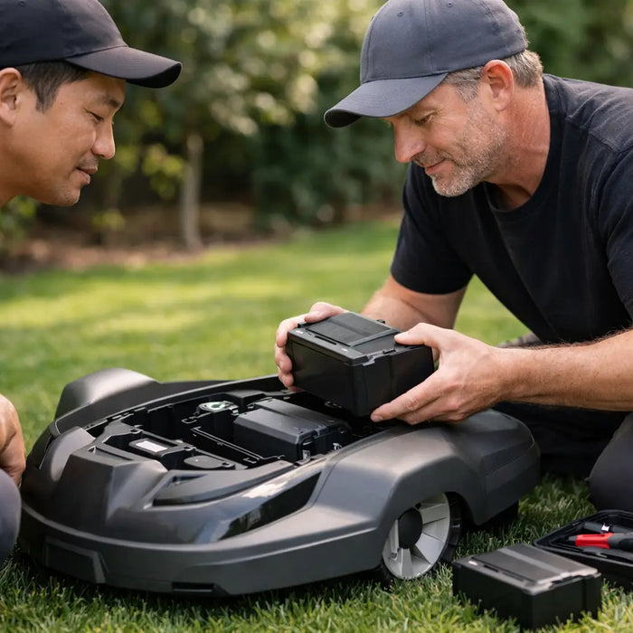 Robot Mower Battery Replacement Guide