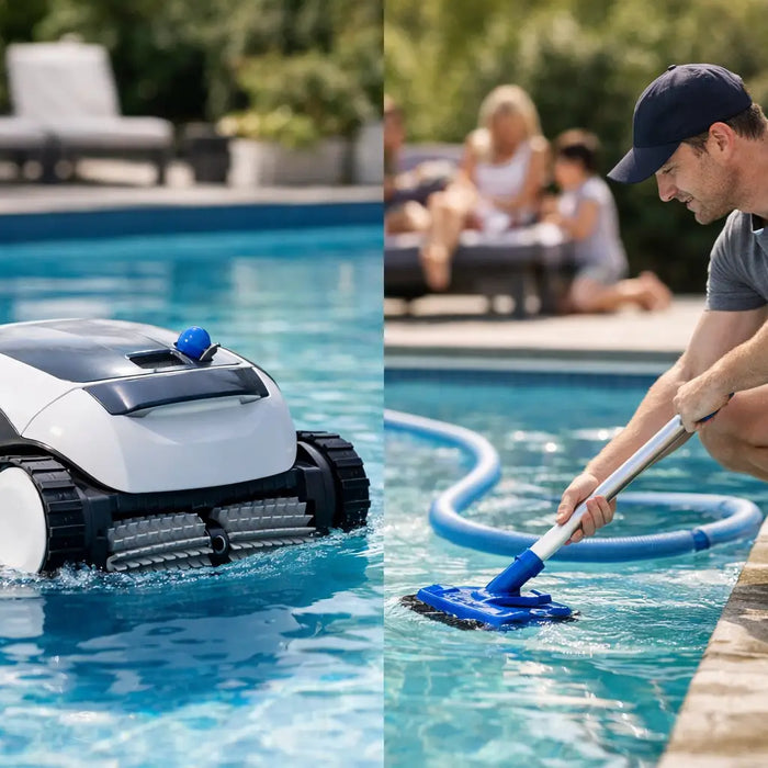 Pool Robot Versus Manual Vacuum for Busy Homes