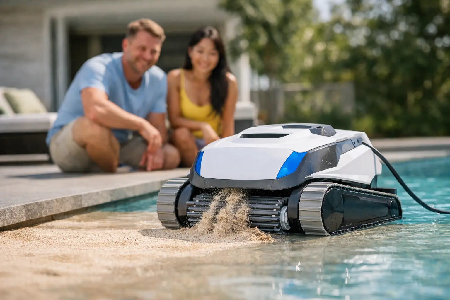 Can Pool Robots Clean Fine Sand? What Works