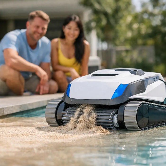 Can Pool Robots Clean Fine Sand? What Works