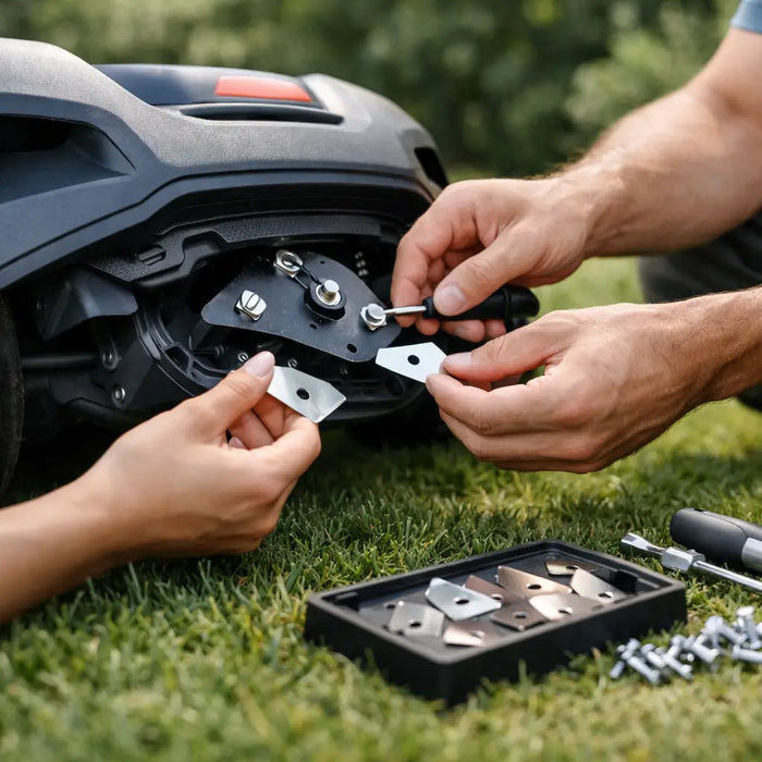 Robot Mower Blade Replacement Kit Guide