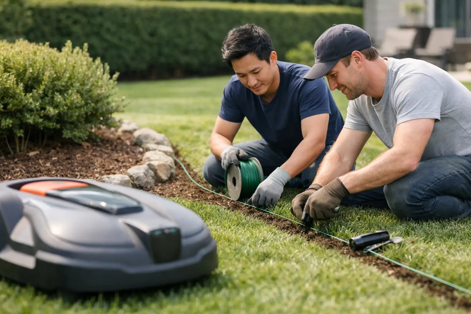 How to Install Mower Boundary Wire Right
