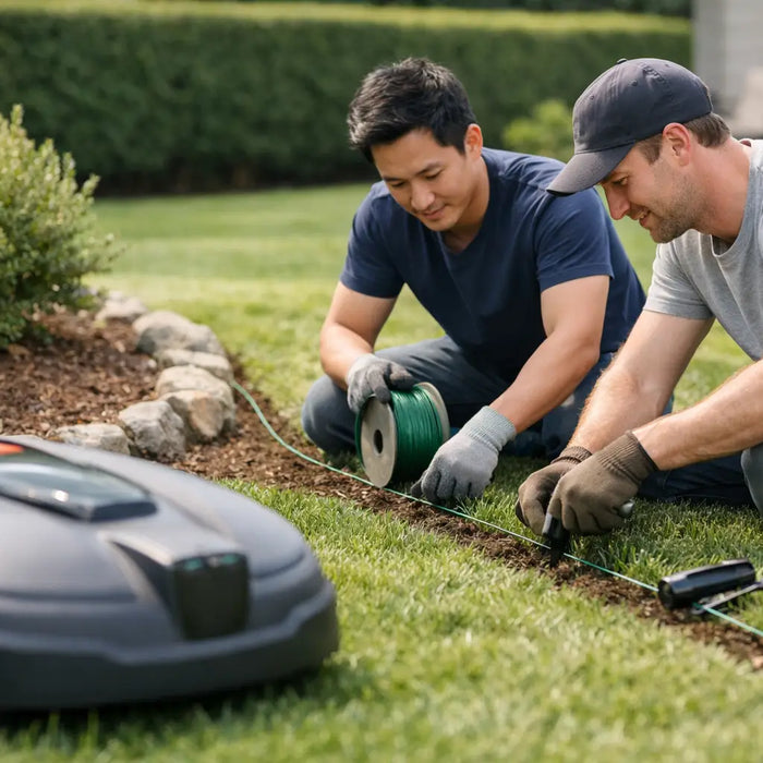 How to Install Mower Boundary Wire Right