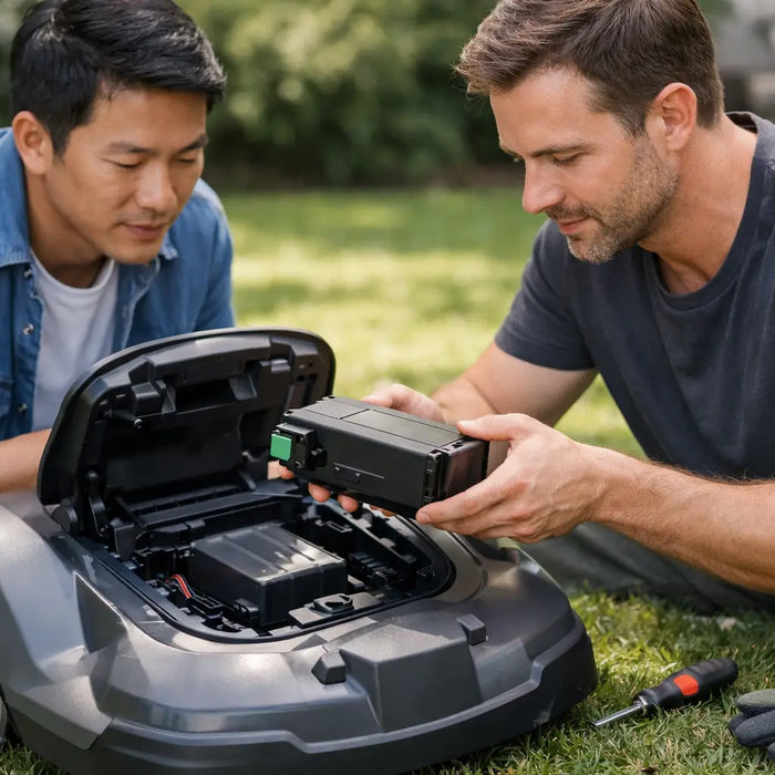 How to Replace Robot Mower Battery