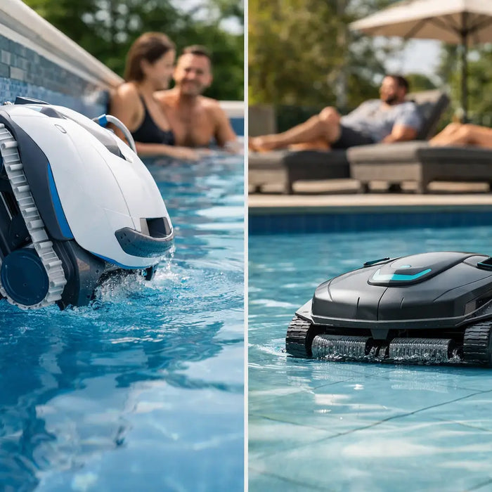 Pool Robot Wall Climbing Versus Floor Only
