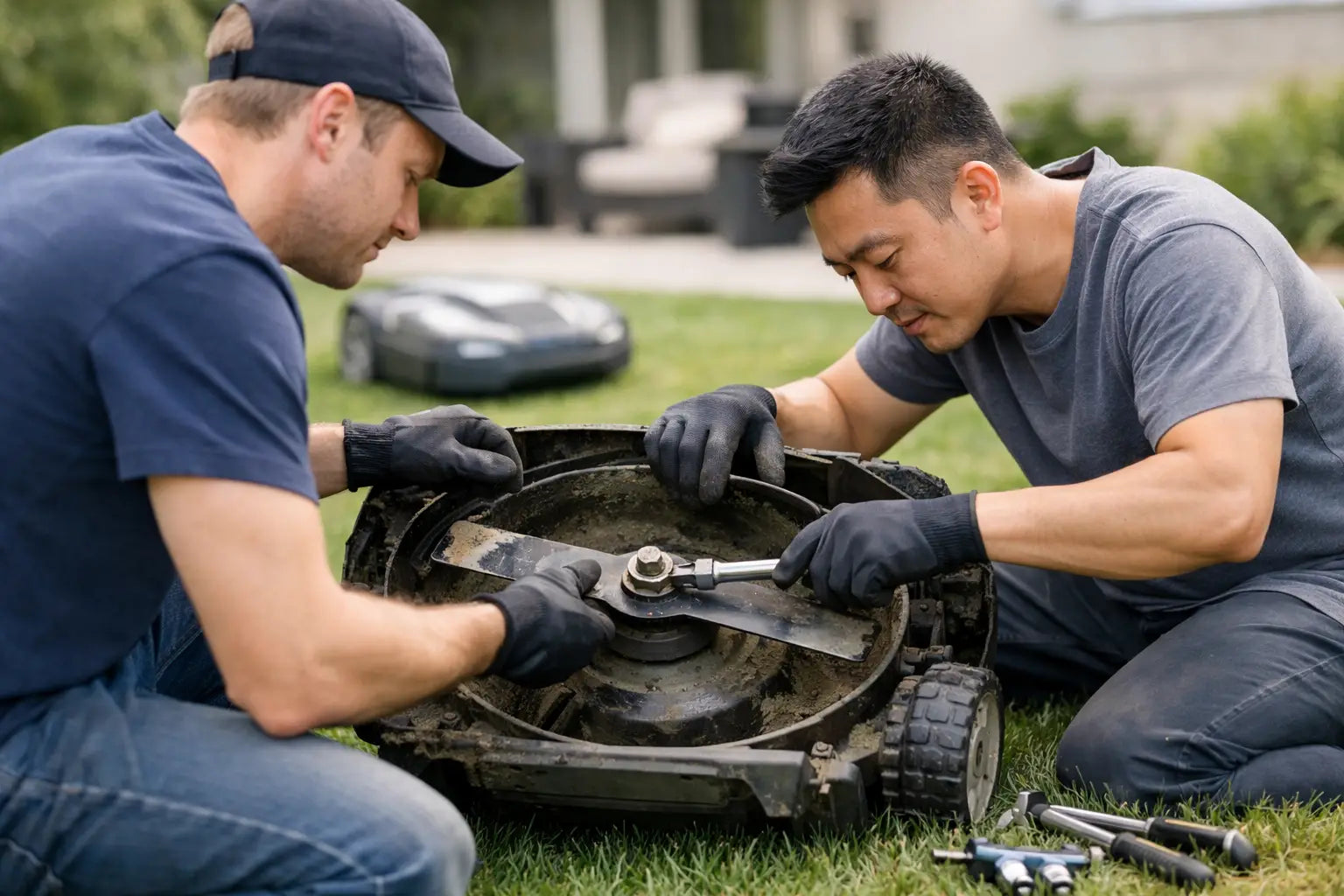 How to Replace Mower Blades Safely