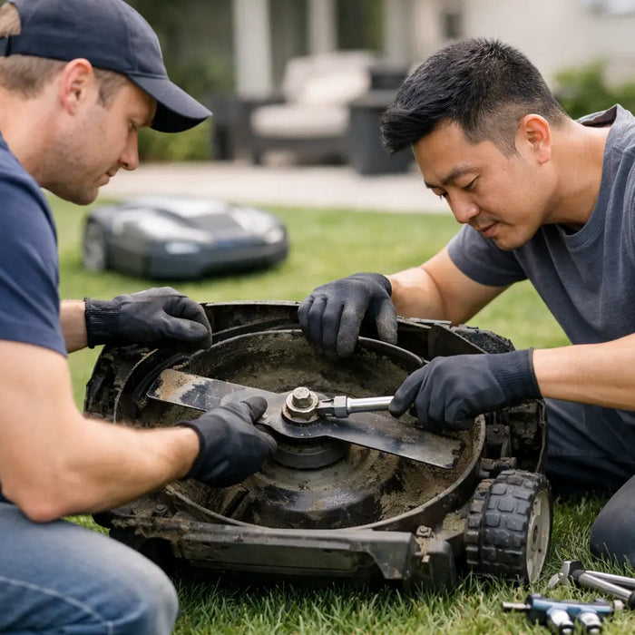 How to Replace Mower Blades Safely