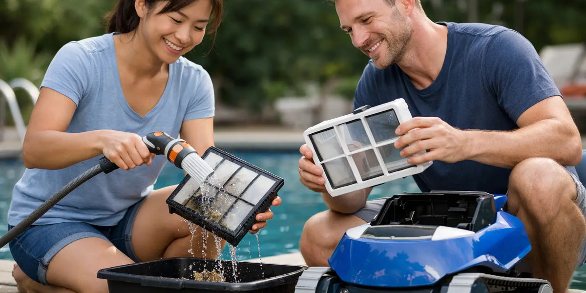 How to Clean Pool Robot Filters Right — Surf and Turf Robotics