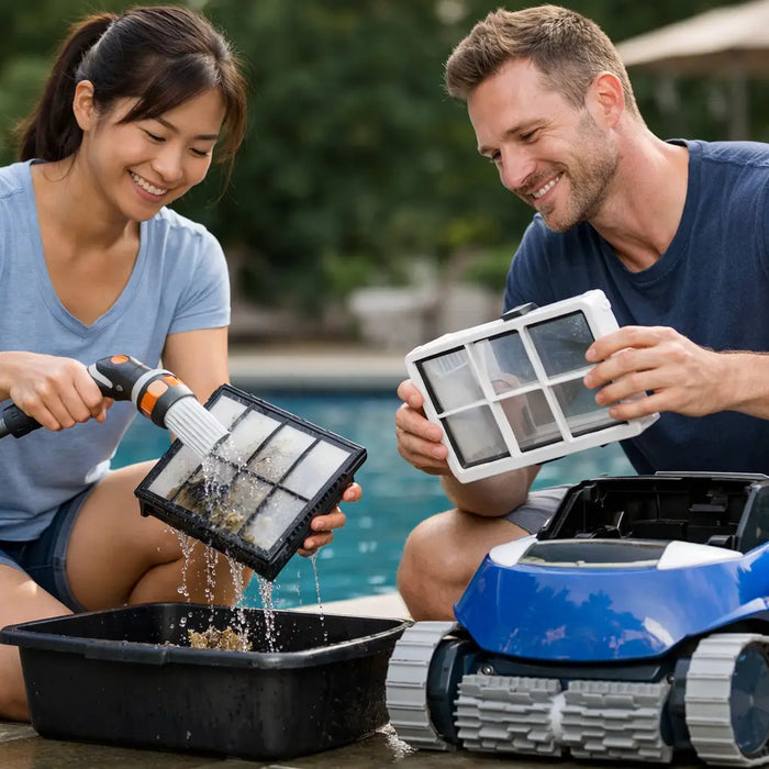 How to Clean Pool Robot Filters Right