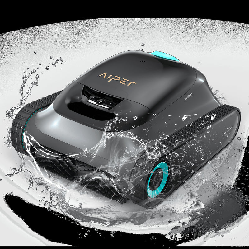 Scuba S1 Cordless Robotic Pool Vacuum Cleaner Pool Robot with Wall Climbing for Inground Pools Floors Walls and Waterlines 2024 CES Award