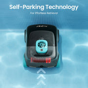 Scuba 1100W Cordless Robotic Pool Cleaner for Above-Ground and Flat-Floored In-Ground Pools