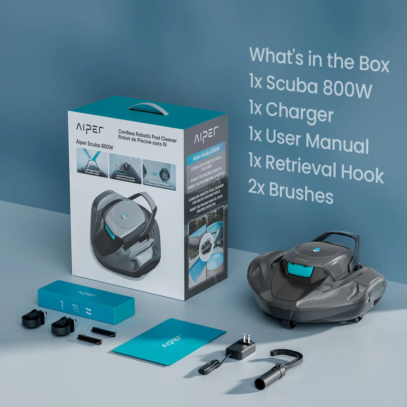 Scuba 800W Cordless Robotic Pool Cleaner for above Ground Pools
