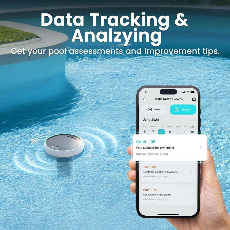 Hydrocomm Pro: Water Quality Monitor with Underwater Communication for Scuba X1 Series, Tracks TDS, Ec-Gray
