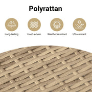 Robot Mower Garage Storage Shelter Garden Outdoor Lawn Poly Rattan - 33.9" X 35.4" X 20.5"/22.4"