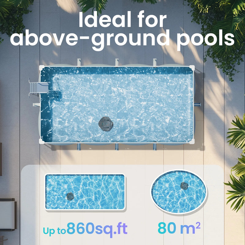 Scuba 800W Cordless Robotic Pool Cleaner for above Ground Pools