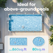 Scuba 800W Cordless Robotic Automatic Pool Cleaner for above Ground Pools