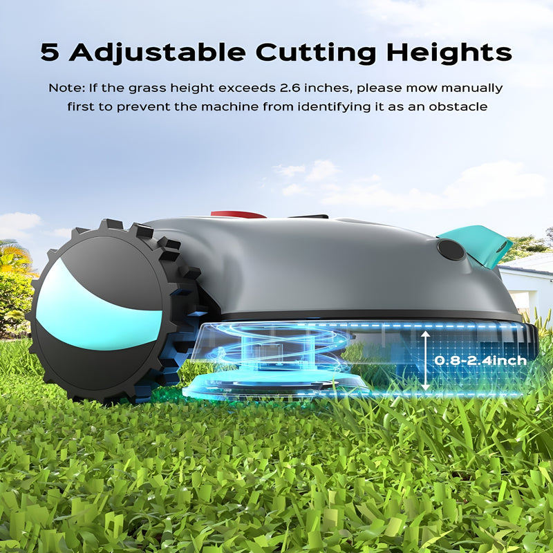 Yardcare Grass Smart Robotic Lawn Mower Intelligent Robot Lawnmower