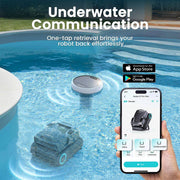 Hydrocomm Pro: Water Quality Monitor with Underwater Communication for Scuba X1 Series, Tracks TDS, Ec-Gray