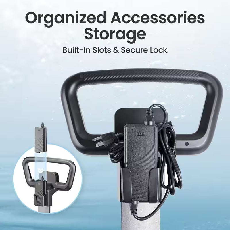 Caddy: Portable Storage Solution for Scuba X1 Pro Max, X1 Pro and X1, Compatible with Wireless Charging Dock-Gray