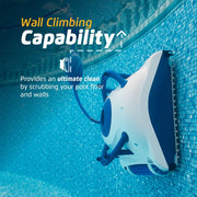 Nautilus Pool up Robotic Pool Cleaner, 26 FT