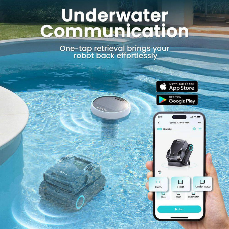 Hydrocomm Pro: Water Quality Monitor with Underwater Communication for Scuba X1 Series, Tracks TDS, Ec-Gray