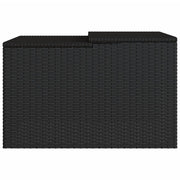 Robot Mower Garage Storage Shelter Garden Outdoor Lawn Poly Rattan - 33.9" X 35.4" X 20.5"/22.4"