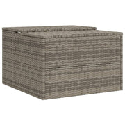Robot Mower Garage Storage Shelter Garden Outdoor Lawn Poly Rattan - 33.9" X 35.4" X 20.5"/22.4"