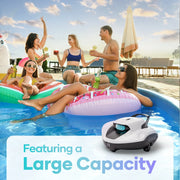 Scuba 800W Cordless Robotic Automatic Pool Cleaner for above Ground Pools