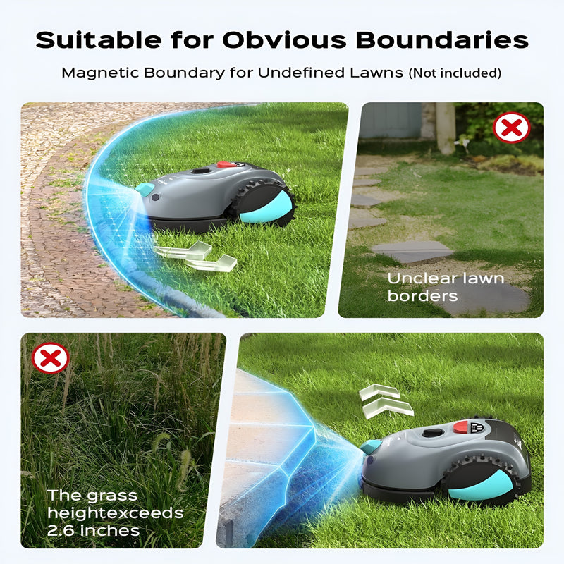 Yardcare Grass Smart Robotic Lawn Mower Intelligent Robot Lawnmower