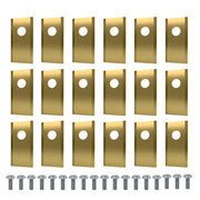 18Pcs Blades Replacement Stainless Steel Lawn Mower Cutting Blade Set Single Hole Lawn Mower Blade for Worx Landroid Lawn Mowers