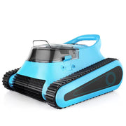 Robotic Pool Vacuum, Cordless Pool Vacuum Robot for above Ground and Inground Pools Wall Floor Waterline Cleaning