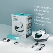 Scuba 800W Cordless Robotic Automatic Pool Cleaner for above Ground Pools