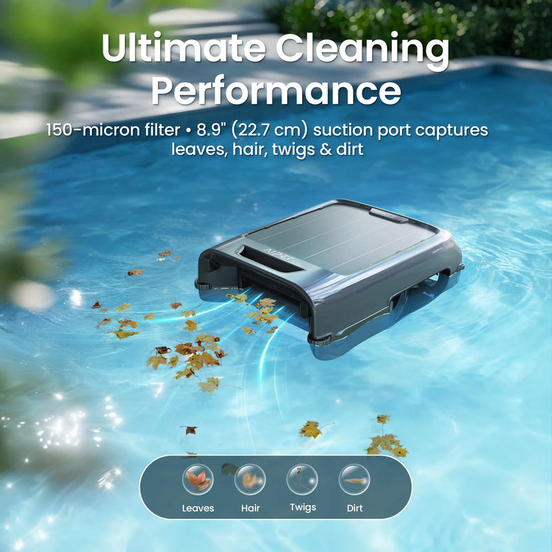 Ecosurfer W2 Cordless Robotic Pool Skimmer for Pool Surface Cleaning