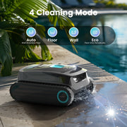 Scuba 1600W Cordless Robotic Pool Cleaner for In-Ground and above Ground Pools