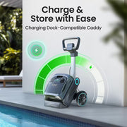 Caddy: Portable Storage Solution for Scuba X1 Pro Max, X1 Pro and X1, Compatible with Wireless Charging Dock-Gray