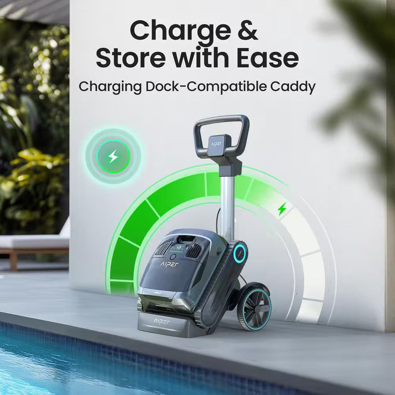 Caddy: Portable Storage Solution for Scuba X1 Pro Max, X1 Pro and X1, Compatible with Wireless Charging Dock-Gray