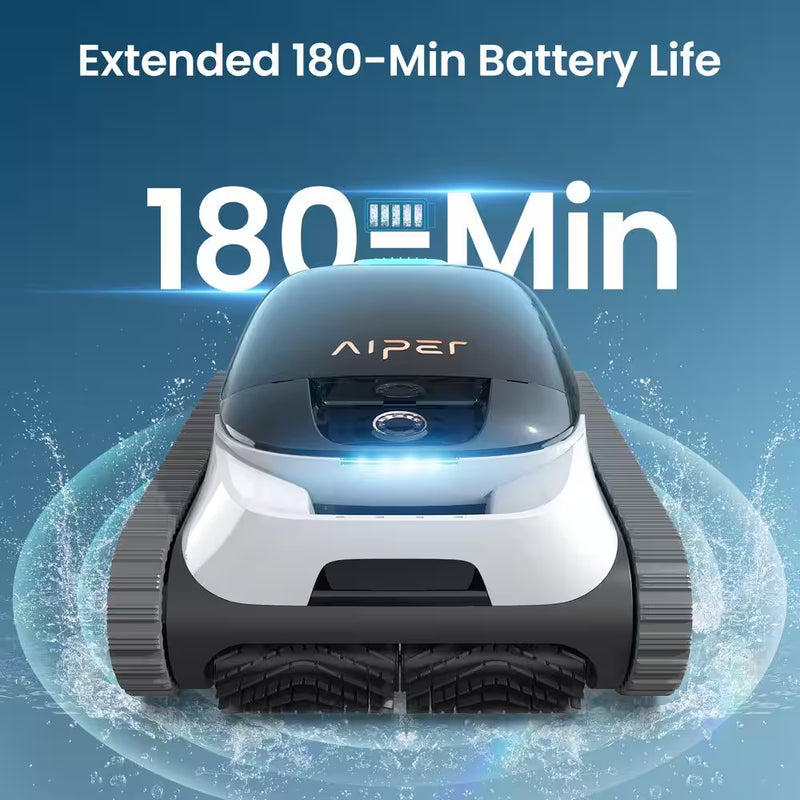 Scuba N1 plus Robotic Pool Vacuum for In/Above-Ground Pool Floor, Wall, Waterline-White