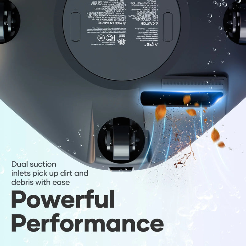 Scuba 800W Cordless Robotic Automatic Pool Cleaner for above Ground Pools