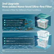 Scuba N1 plus Robotic Pool Vacuum for In/Above-Ground Pool Floor, Wall, Waterline-White