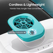Scuba L1 Cordless Robotic Pool Vacuum - Automatic Pool Vacuum for above Ground Pools up to 1100 Sq.Ft, White