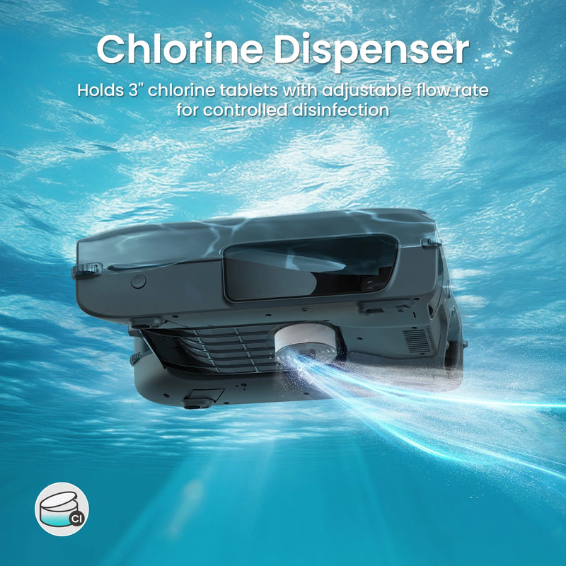 Ecosurfer W2 Cordless Robotic Pool Skimmer for Pool Surface Cleaning